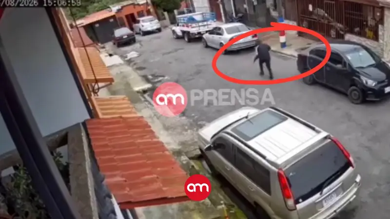 VIDEO: Cámara captó paso a paso cómo sicario llegó y ejecutó a joven en Paraíso