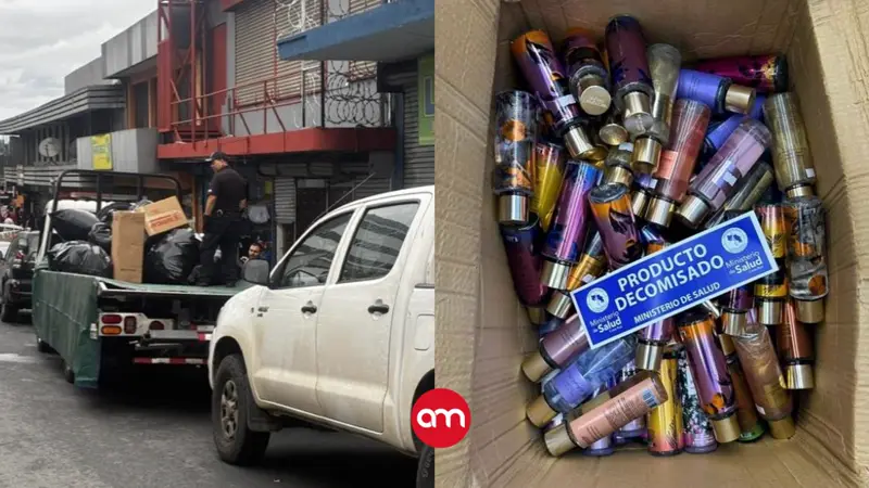 Salud decomisa miles de productos en operativo en La Coca Cola