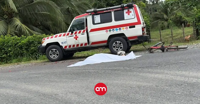 Mujer muere atropellada por un tráiler cuando viajaba en bicicleta