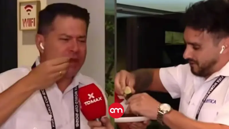 (Video) ''Ya me lo comí'': Así le fue a Gustavo López y Josué Quesada probando chapulines en México