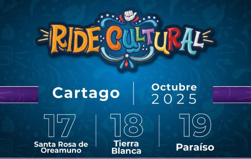 Cartago se llenará de arte y color este fin de semana con el RIDE Cultural