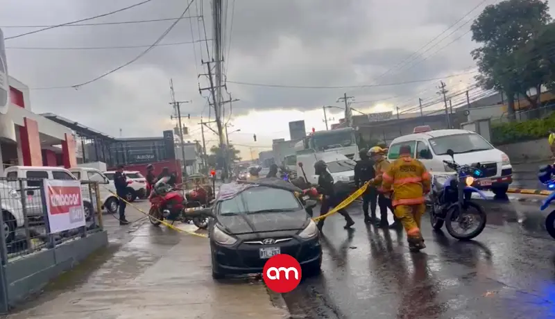 Ataque a balazos frente al Cosevi deja dos hombres muertos
