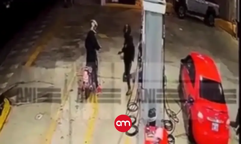 Video revela el momento exacto del doble homicidio en gasolinera de El Coyol