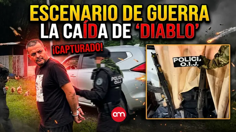 Una escena de guerra: Intercambio de balas para capturar a Diablo sumó 2500 disparos