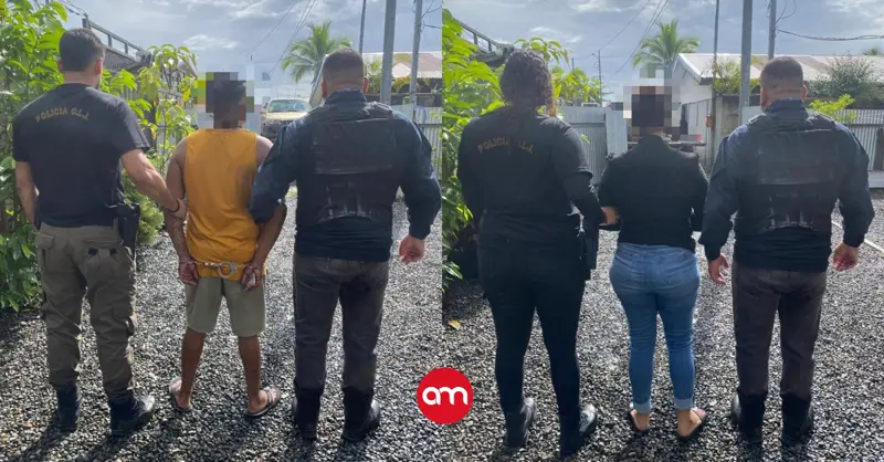 Pareja detenida por violento asesinato durante una riña en Limón