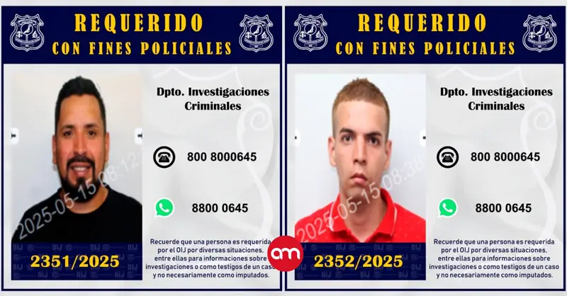OIJ busca a dos hombres en fuga tras desarticulación de banda de robacarros
