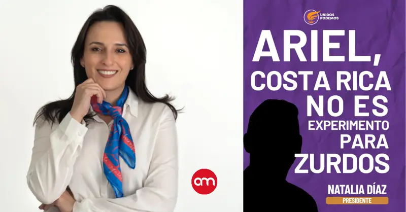 Natalia Díaz arremete contra Ariel Robles: “Costa Rica no será un experimento de la izquierda“
