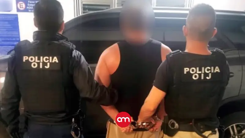 Canadiense arrestado en Heredia por intentar matar a su pareja en caso de violencia intrafamiliar