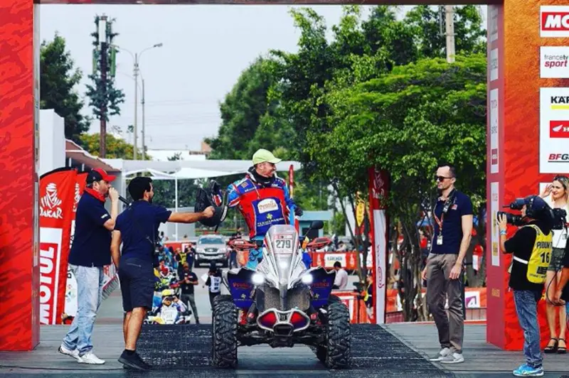 Christian Massey, el primer piloto en portar la bandera de Costa Rica en un Rally Dakar