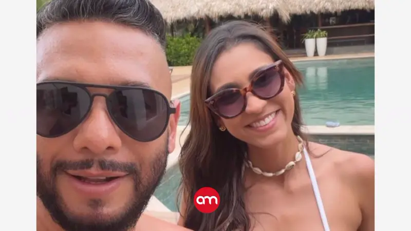 ¡Enamorado! Así luce la nueva esposa de Alonso Solís en plena luna de miel.