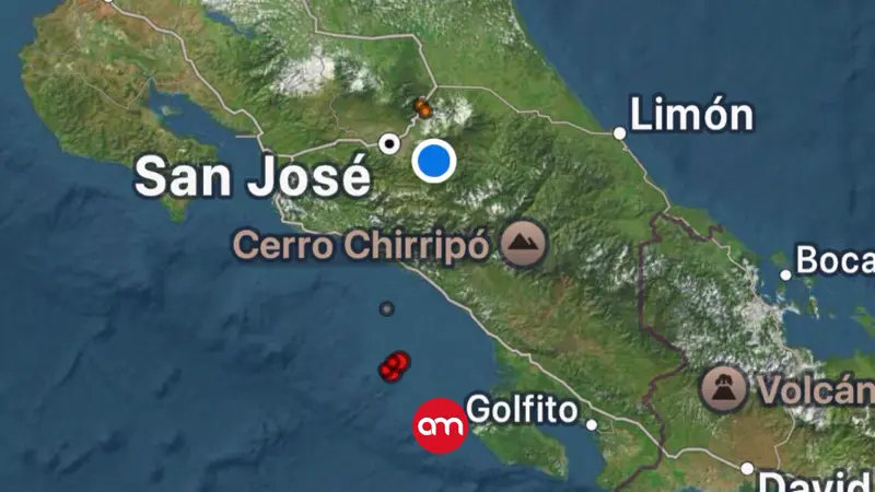 Fuerte sismo sacude Costa Rica de madrugada y provoca seguidilla de temblores en la Zona Sur