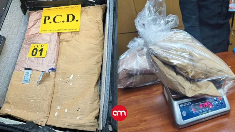 Mexicano llega de Alemania y cae en el Juan Santamaría con más de 6 kilos de ketamina