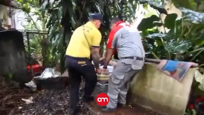 Sanos y salvos: rescatan a tres adultos mayores atrapados por inundación
