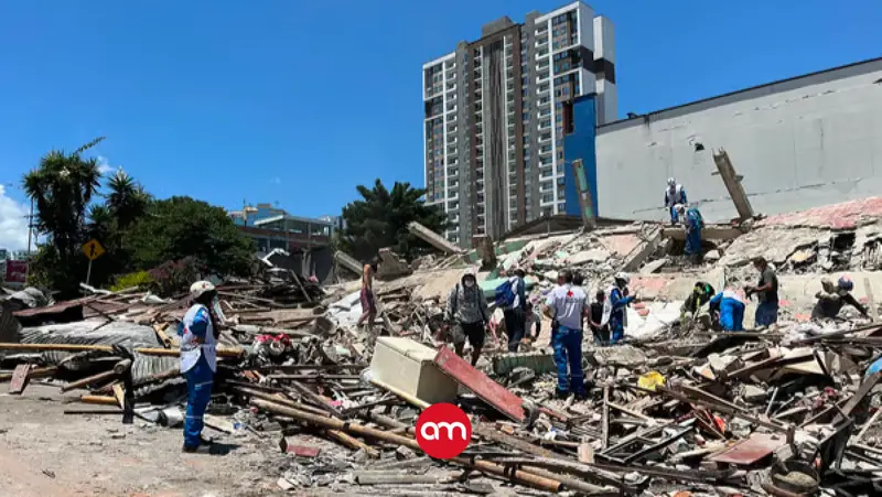 Catástrofe en Colombia: la cifra de muertos tras el terremoto sube mientras se agota el tiempo bajo los escombros