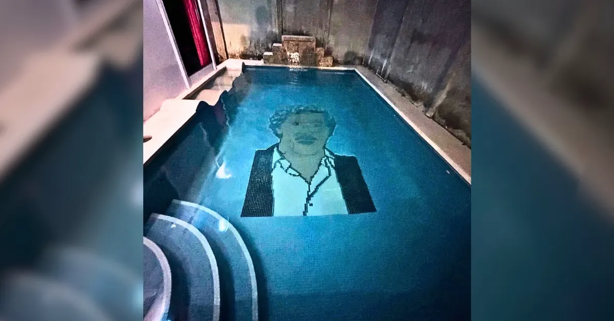 ¡Pablo Escobar hasta en la piscina! El increíble detalle que sale a la luz en megaoperativo del OIJ