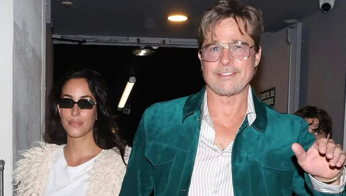 Brad Pitt e Ines de Ramon derrochan complicidad durante romántica cita en París