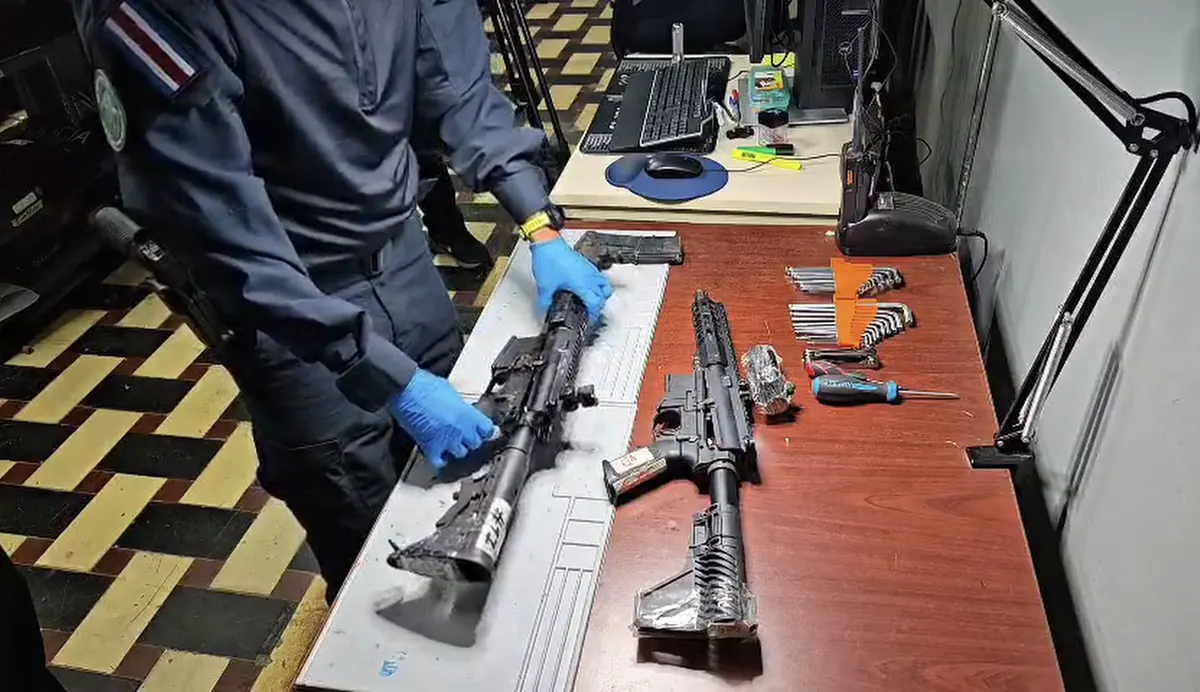 Armas “fantasma” en Costa Rica: nuevo decomiso expone amenaza de fabricación en 3D